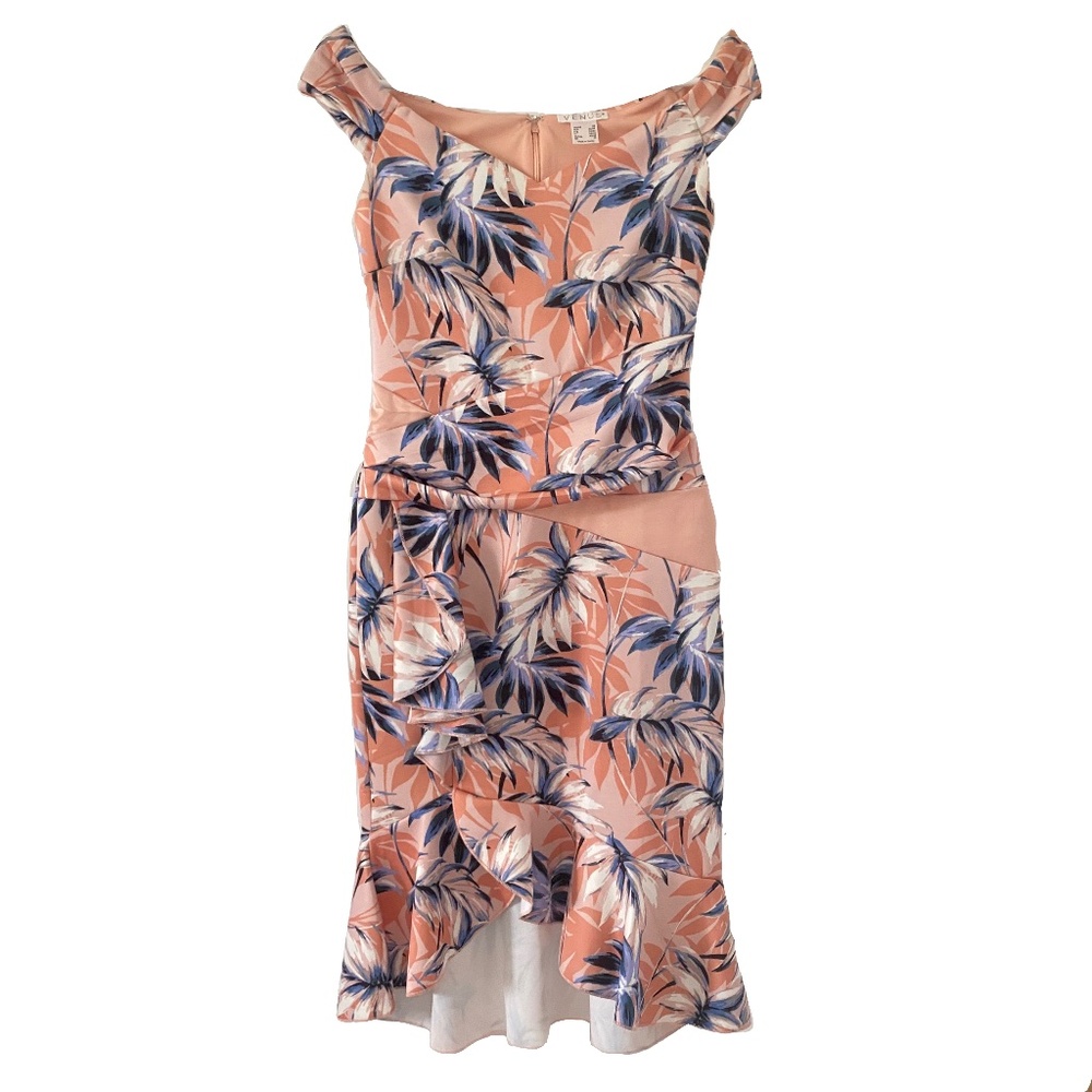 Off-shoulder Ruffle Dress Size XS